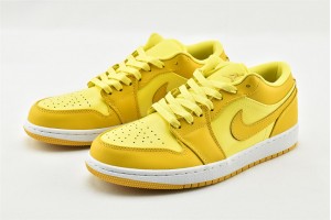 Air Jordan 1 Low Yellow Gold For Sale AJ1 Womens And Mens Shoes DC0774 700 