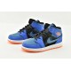 Air Jordan 1 Mid Racer Blue Big Kids Sneaker Style AJ1 Womens Shoes 554725 440