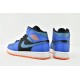 Air Jordan 1 Mid Racer Blue Big Kids Sneaker Style AJ1 Womens Shoes 554725 440