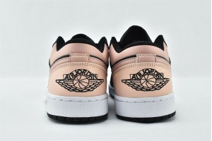 Air Jordan 1 Womens And Mens Low Black Crimson Tint Training Shoes New Sale 553558 034 