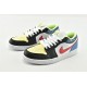 Air Jordan 1 Womens And Mens Low Funky Patterns Black Light Fusion Red White Coast DH5927 006