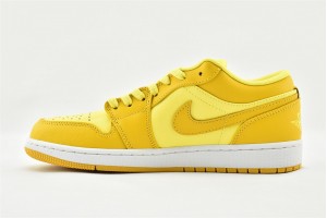 Air Jordan 1 Low Yellow Gold For Sale AJ1 Womens And Mens Shoes DC0774 700 
