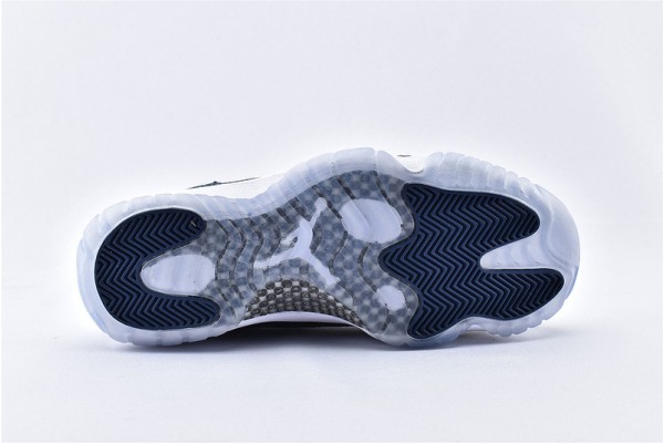 Air Jordan 11 Snakeskin Blue Retro Sneakers AJ11 Womens And Mens Shoes CD6848 102