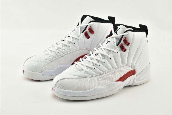 Air Jordan 12 Retro Twist White University Red Black AJ12 Mens Shoes CT8013 106