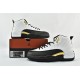 Air Jordan 12 Royalty Taxi White Black Metallic Gold AJ12 Mens Shoes CT8013 170