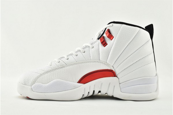 Air Jordan 12 Retro Twist White University Red Black AJ12 Mens Shoes CT8013 106