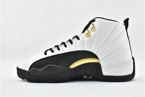 Air Jordan 12 Royalty Taxi White Black Metallic Gold AJ12 Mens Shoes CT8013 170