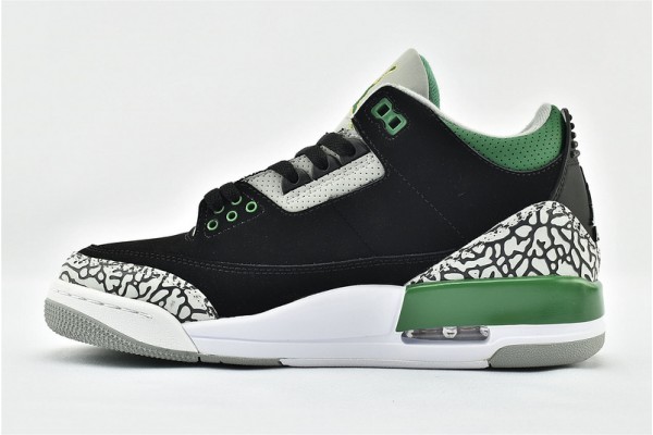 Air Jordan 3 Pine Green Grey White AJ3 Mens Shoes CT8532 030