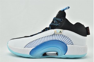 Air Jordan 35 DNA White Blue Black Aj35 Shoes DA2625 103 