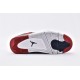 Air Jordan 4 Fiba Gym Red White Metallic Aj4 Womens And Mens Shoes CI1184 617