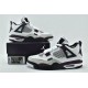 Air Jordan 4 PSG Paris Saint Germain White Neutral Grey Black Mens AJ4 Running Shoes CZ5624 100