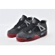 Air Jordan 4 Retro High OG Black Red Mens Shoes 308497 660