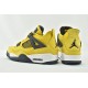 Air Jordan 4 Retro Lightning Tour Yellow Multicolor Mens AJ4 Running Shoes CT8527 700