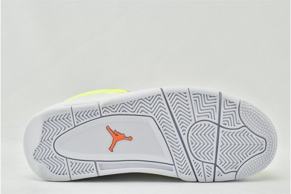 Air Jordan 4 White Lemon Venom Pink Blast Sneakers Womens And Mens AJ4 Shoes CV7808 100