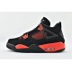 Air Jordan 4 Red Thunder Black Mens Shoes CT8527 016