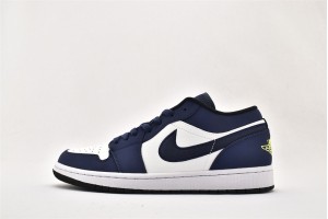 Air Jordan 1 Low Insignia Blue White Green 553558 405 Womens And Mens Shoes  