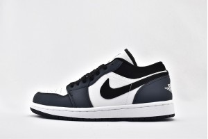 Air Jordan 1 Low White Black Midnight Navy 309192 101 Womens And Mens Shoes  