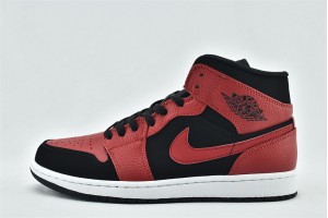 Air Jordan 1 Mid Bred On Sale 554724 054 Womens And Mens Shoes  