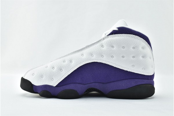 Air Jordan 13 Lakers White Black Court Purple University Gold 414571 105 Womens And Mens Shoes