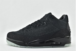 Air Jordan 3 Flyknit With Glow In The Dark Soles AQ1005 001 Womens And Mens Shoes  