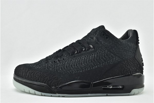 Air Jordan 3 Flyknit With Glow In The Dark Soles AQ1005 001 Womens And Mens Shoes