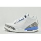 Air Jordan 3 UNC White Valor Blue Tech Grey CT8532 104 Womens And Mens Shoes