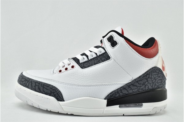 Nike Air Jordan 3 SE Denim Fire Red CZ6431 100 Womens And Mens Shoes