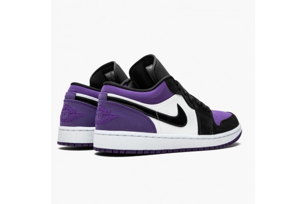 Air Jordan 1 Low Court Purple Women/Men Jordan Sneakers 553558-125