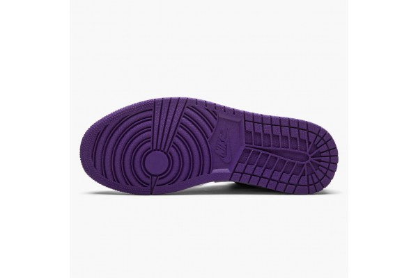 Air Jordan 1 Retro Low Court Purple Women/Men Jordan Sneakers 553558-501