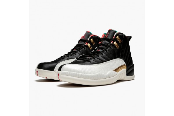 Air Jordan 12 Retro 2019 CNY Chinese New Year Men Jordan Sneakers CI2977-006