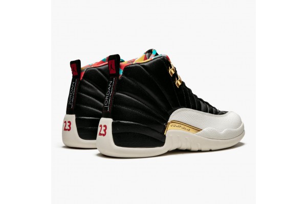 Air Jordan 12 Retro 2019 CNY Chinese New Year Men Jordan Sneakers CI2977-006