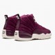 Air Jordan 12 Retro Bordeaux Men Jordan Sneakers 130690-617