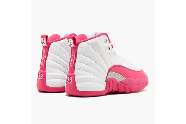 Air Jordan 12 Retro Dynamic Pink Womens Jordan Sneakers 510815-109