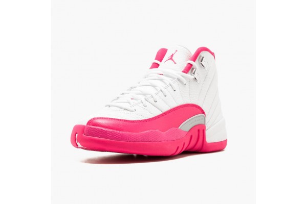 Air Jordan 12 Retro Dynamic Pink Womens Jordan Sneakers 510815-109