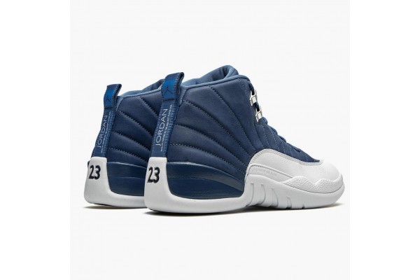 Air Jordan 12 Retro Indigo Men Jordan Sneakers 130690-404