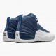 Air Jordan 12 Retro Indigo Men Jordan Sneakers 130690-404