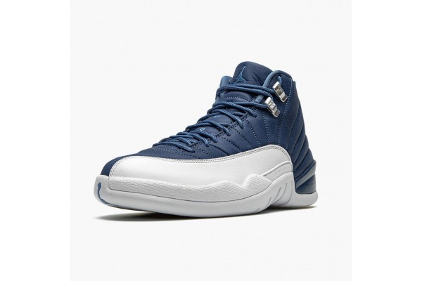 Air Jordan 12 Retro Indigo Men Jordan Sneakers 130690-404