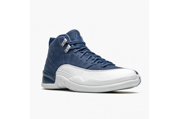 Air Jordan 12 Retro Indigo Men Jordan Sneakers 130690-404