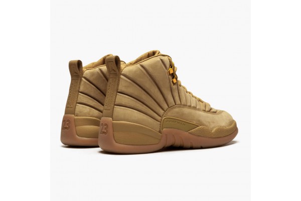 Air Jordan 12 Retro PSNY Wheat Men Jordan Sneakers AA1233-700