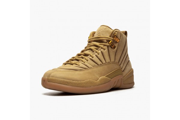 Air Jordan 12 Retro PSNY Wheat Men Jordan Sneakers AA1233-700