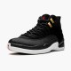 Air Jordan 12 Retro Reverse Taxi Men Jordan Sneakers 130690-017