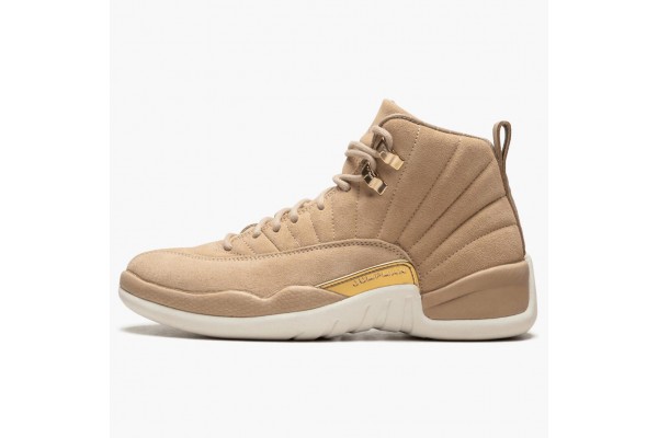 Air Jordan 12 Retro Vachetta Tan Womens Jordan Sneakers AO6068-203