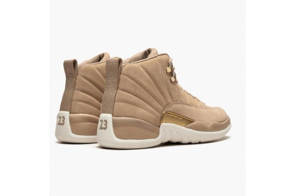 Air Jordan 12 Retro Vachetta Tan Womens Jordan Sneakers AO6068-203