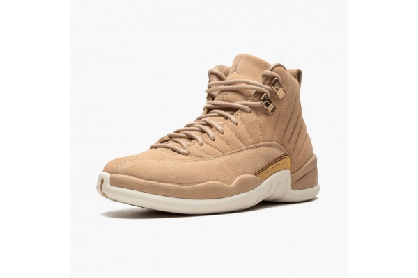 Air Jordan 12 Retro Vachetta Tan Womens Jordan Sneakers AO6068-203