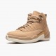 Air Jordan 12 Retro Vachetta Tan Womens Jordan Sneakers AO6068-203