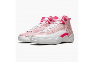 Air Jordan 12 Retro GS Arctic Pink Womens Jordan Sneakers 510815-101