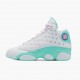 Air Jordan 13 Retro Aurora Green Womens Jordan Sneakers 439358-100