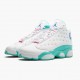 Air Jordan 13 Retro Aurora Green Womens Jordan Sneakers 439358-100