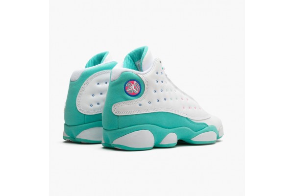 Air Jordan 13 Retro Aurora Green Womens Jordan Sneakers 439358-100