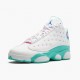 Air Jordan 13 Retro Aurora Green Womens Jordan Sneakers 439358-100